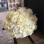 Ivory Roses & Hydrangea Bridal Posy