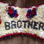Brother Floral Pillow Tribute