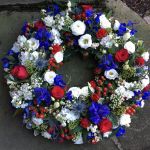 Red, White & Blue Wreath from £80