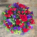 Red & Purple Posy from £40