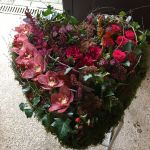 Bespoke Orchid & Ivy Mossed Heart